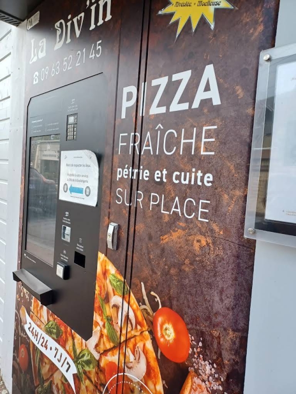 distributeur pizza - La Div'in - restaurant DIVES-SUR-MER - meilleur resto DIVES-SUR-MER